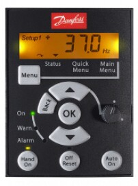 Панель оператора Danfoss VLT LCP 12 с потенциометром 132B0101